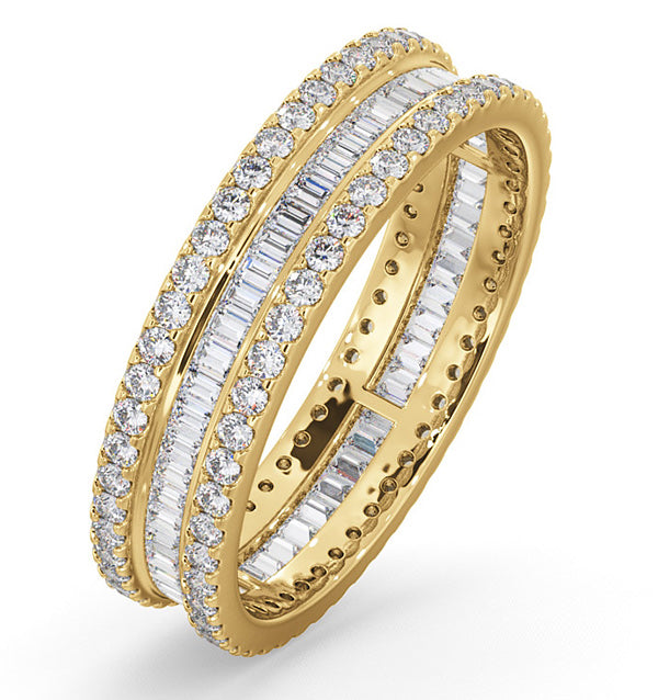 Eternity Ring Katie 18K Gold Diamond 1.00ct H/Si